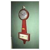 GILBERT BANJO CLOCK W/ FARM SCENE