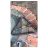 ANTQ. CAST IRON DINNER BELL