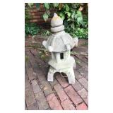 CONCRETE PAGODA GARDEN STATUE
