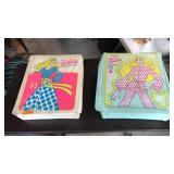 (2) BARBIE FASHION DOLL CASES W/ACCESSORIES