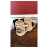 3 UNIVERSITY OF BALTIMORE MUGS & 2 NAVY MUGS