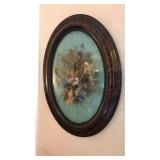 ANTIQUE VICTORIAN FRAMED DRIED FLORALS