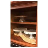 3 ELIVATED CAKE TRAYS