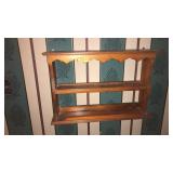 WOOD WALL HANGING WHAT-NOT SHELF