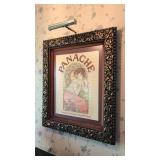 ORNATELY FRAME ART NOUVEAU PRINT 'PANACHE'