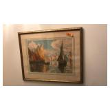 IMPRESSIONIST LITHOGRAPH 'MARINE VENITIENNE'