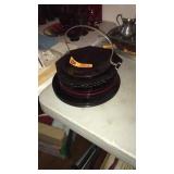 COLL OF RUBY RED PLATES