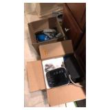 2 BOXES OF MEDICAL EQUIPMENT, BLOOD PRESSURE CUFF