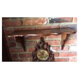 SCALLOPED EDGE WALL SHELF