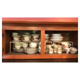 BONE CHINA TEA CUPS & SAUCERS & ETC