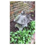 CONCRETE GARDEN PAGODA STATUE