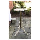 ANTIQUE VICTORIAN CAST IRON & BRASS PLANT STAND