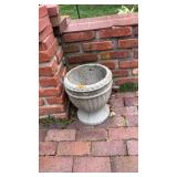 CONCRETE GARDEN URN PLANTER