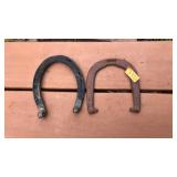 PAIR OF HORSESHOES