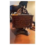 ORNATELY CARVED ELIVATED BOX