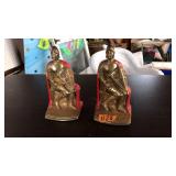 PAIR OF K& O KNIGHT CRUSADER BOOKENDS
