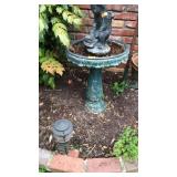 CONCRETE BIRDBATH