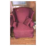 WINGBACK UPHOLSTERED ARM CHAIR