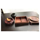 LOT OF ASST. WOOD TRINKET BOXES