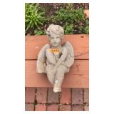 CONCRETE CHERUB STATUE