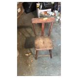 WOODEN DOLL CHAIR