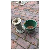 PLANTER WITH PLASTIC STAND