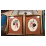2 PC FRAMED STILL LIFE