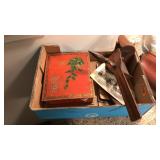 ANTIQUE STEREOSCOPE VIEWER & CARDS