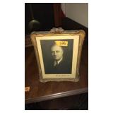 FRAMED FRANKLIN ROOSEVELT PORTRAIT
