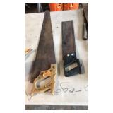 2 HAND SAWS