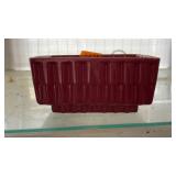 RED POTTERY PLANTER, USA