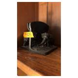 PAIR OF ELEPHANT BOOK ENDS