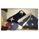 COLLECTION OF AMERICAN FLAGS