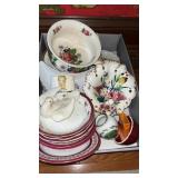 TRAY OF ASST CHINA, SERVINGWARE, ETC