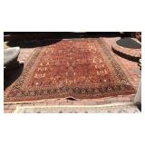 LARGE ORNATE SILK AREA RUG