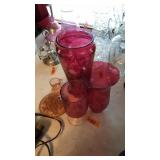 RUBY RED GLASSWARE