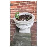 LARGE CONCRETE URN PLANTER