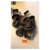 COLL OF VINTAGE CASTER WHEELS