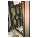 ORNATE GOLD GILT FRAMED MIRROR