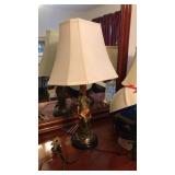 GOLD FIGURAL TABLE LAMP