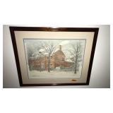 LEE'S BRYHOOD HOME 74/950 SIGNED FRAMED LITHO