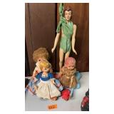 LOT OF ASST. VNTG DOLLS
