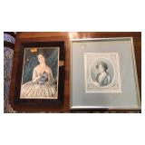 2 PC FRAMED ART