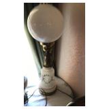 ANTIQUE CONVERTED BANQUET LAMP
