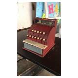 ANTQ. METAL TOY CASH REGISTER