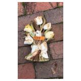 CAST IRON FLORAL DOOR STOP