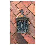 ORNATE METAL WALL HANGING LANTERN
