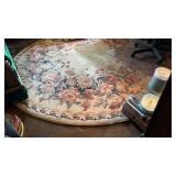 ORNATE OVAL RUG
