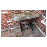 METAL & WOOD TABLE