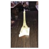 EIFFEL TOWER ON STONE BASE FIGURINE